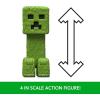 imageMattel Minecraft Action Figure ampamp Accessories Set 4inch Steve Posable Character Collectible Inspired by A Minecraft MovieCreeper