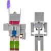 imageMattel Minecraft Dungeons 325in Figures 2Pk Battle Figures Adriene and Skeleton with Battle Accessories Age 6 and Older