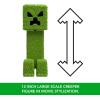 imageMattel Minecraft LargeScale Action Figure 12inch Posable Creeper Toy Collectible Inspired by A Minecraft MovieCreeper