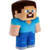 imageMattel Minecraft Steve Jumbo Plush Figure Large 16inch Soft Doll with Pixelated Design Inspired by The Video Game16inch