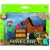 imageMinecraft Steve with Chestnut Horse Figure Pack