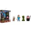 imageJada Metalfigs 4Pack  Minecraft Movie DieCast Figures  Steve Wolf Creeper Malgohsa  25Inch Scale Collectible Set for Kids and Fans  Durable Metal Build