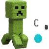 imageMattel Minecraft Action Figure ampamp Accessories Set 4inch Steve Posable Character Collectible Inspired by A Minecraft MovieCreeper