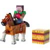 imageMinecraft Steve with Chestnut Horse Figure Pack
