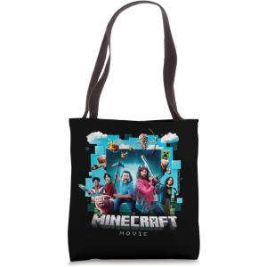 imageA Minecraft Movie Adventure Gang Main Characters Group Shot Tote Bag