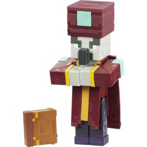 imageMattel Minecraft Dungeons 325in Collectible Enchanter Battle Figure and Accessories Based on Video Game Imaginative Story Play Gift for Boys and Girls Age 6 and Older