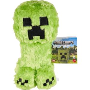 imageMattel Minecraft Plush Toy Creeper Soft Doll Inspired by A Minecraft Movie Character 8inch Collectible