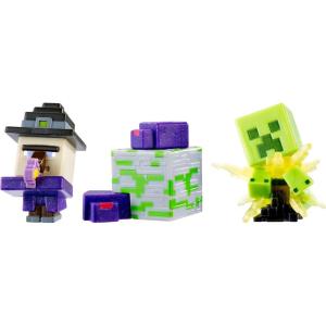 imageMinecraft Mini Figure 3 Pack  Potion Witch Exploding Creeper Endermites