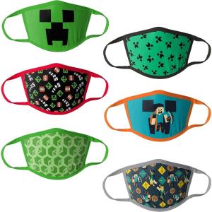 imageMinecraft unisex child Minecraft Reusable Mask Multipack Bandana Minecraft OSFA US