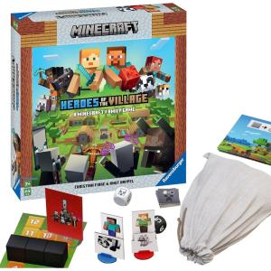 imageRavensburger Minecraft Heroes of The Village  Cooperative Board Game  Exciting ampamp Unpredictable  Perfect for Families and Minecraft Enthusiasts  Suitable for Kids ampamp Adults