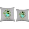 imageA Minecraft Movie Gang We Got A Zombie Problem Cartoon Style Throw Pillow18x18