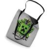 imageA Minecraft Movie Group Of Creepers Surrounding The Heroes Tote Bag