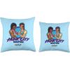 imageA Minecraft Movie Hunk City Rampage Powerful 90s Logo Throw Pillow18x18