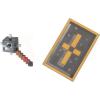 imageMinecraft Dungeons 325in Collectible Illager Battle Figure and Accessories Based on Video Game Imaginative Story Play Gift for Boys and Girls Age 6 and Older