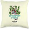 imageA Minecraft Movie Creeper Farm Tour Cartoon Style Design Throw Pillow16x16