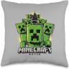 imageA Minecraft Movie Group Of Creepers Surrounding The Heroes Throw Pillow16x16