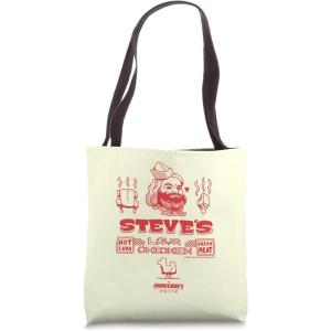 imageA Minecraft Movie Steves Lava Chicken Restaurant Logo Tote Bag