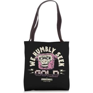 imageA Minecraft Movie We Humbly Seek Cold Funny Pink Sheep Tote Bag