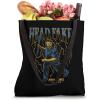 imageA Minecraft Movie Head Fake Steve Thunder And Metal Portrait Tote Bag