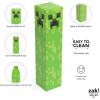 imageZak Designs Square Water Bottle Minecraft Creeper  22 oz  Durable BPAFree Plastic  Dishwasher Safe