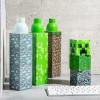 imageZak Designs Square Water Bottle Minecraft Creeper  22 oz  Durable BPAFree Plastic  Dishwasher Safe