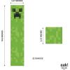 imageZak Designs Square Water Bottle Minecraft Creeper  22 oz  Durable BPAFree Plastic  Dishwasher Safe