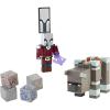 imageMattel Minecraft CraftaBlock 2Pk Ravager ampamp Raid Captain Action Figures ampamp Toys to Create Explore and Survive Authentic Pixelated Designs Collectible Gifts for Kids Age 6 Years and Older