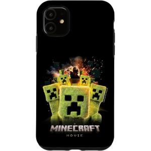 imageA Minecraft Movie Group Of Creepers Surrounding The Gang Case for iPhone 16iPhone 11