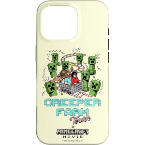 imageA Minecraft Movie Creeper Farm Tour Cartoon Style Design Case for iPhone 16iPhone 16 Pro