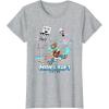 imageA Minecraft Movie Steve And Garret Escape Using Elytras TShirtHeather Grey