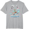 imageA Minecraft Movie Steve And Garret Escape Using Elytras TShirtHeather Grey