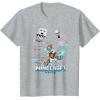 imageA Minecraft Movie Steve And Garret Escape Using Elytras TShirtHeather Grey