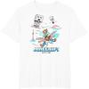 imageA Minecraft Movie Steve And Garret Escape Using Elytras TShirtWhite
