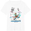 imageA Minecraft Movie Steve And Garret Escape Using Elytras TShirtWhite