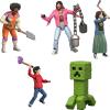 imageMattel Minecraft Ultimate Movie Pack with 8 Action Figures ampamp 8 Accessories Including 4inch Steve ampamp Creeper Collectible Toy Set