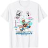 imageA Minecraft Movie Steve And Garret Escape Using Elytras TShirtWhite