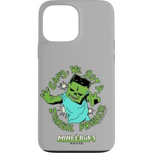 imageA Minecraft Movie Gang We Got A Zombie Problem Cartoon Style Case for iPhone 16iPhone 13 Pro Max