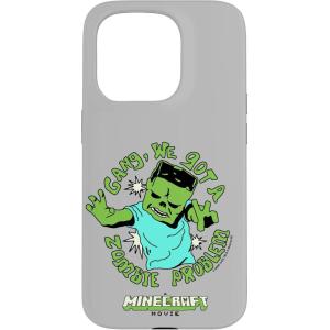 imageA Minecraft Movie Gang We Got A Zombie Problem Cartoon Style Case for iPhone 16iPhone 15 Pro