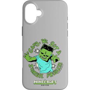 imageA Minecraft Movie Gang We Got A Zombie Problem Cartoon Style Case for iPhone 16iPhone 16 Plus