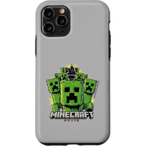 imageA Minecraft Movie Group Of Creepers Surrounding The Heroes Case for iPhone 16iPhone 11 Pro