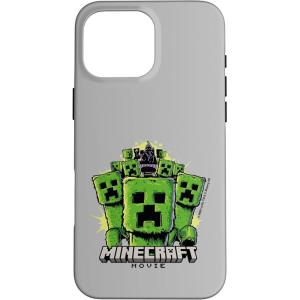 imageA Minecraft Movie Group Of Creepers Surrounding The Heroes Case for iPhone 16iPhone 16 Pro Max