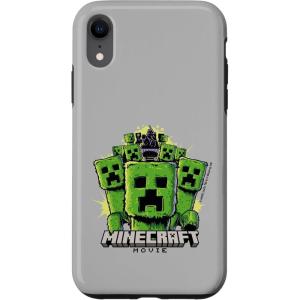 imageA Minecraft Movie Group Of Creepers Surrounding The Heroes Case for iPhone 16iPhone XR
