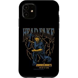 imageA Minecraft Movie Head Fake Steve Thunder And Metal Portrait Case for iPhone 16iPhone 11