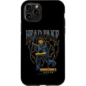 imageA Minecraft Movie Head Fake Steve Thunder And Metal Portrait Case for iPhone 16iPhone 11 Pro