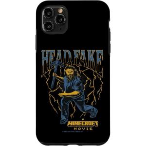 imageA Minecraft Movie Head Fake Steve Thunder And Metal Portrait Case for iPhone 16iPhone 11 Pro Max