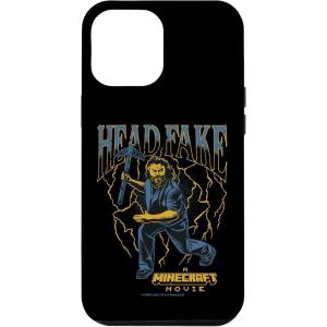 imageA Minecraft Movie Head Fake Steve Thunder And Metal Portrait Case for iPhone 16iPhone 12 Pro Max