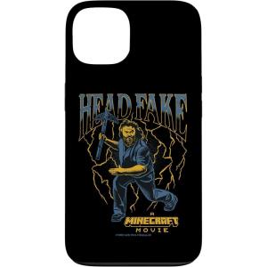 imageA Minecraft Movie Head Fake Steve Thunder And Metal Portrait Case for iPhone 16iPhone 13