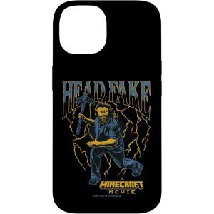 imageA Minecraft Movie Head Fake Steve Thunder And Metal Portrait Case for iPhone 16iPhone 14