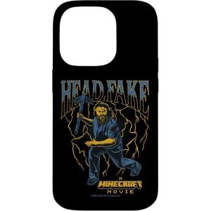 imageA Minecraft Movie Head Fake Steve Thunder And Metal Portrait Case for iPhone 16iPhone 14 Pro