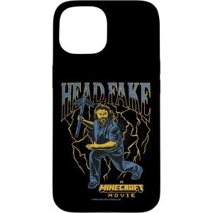 imageA Minecraft Movie Head Fake Steve Thunder And Metal Portrait Case for iPhone 16iPhone 15